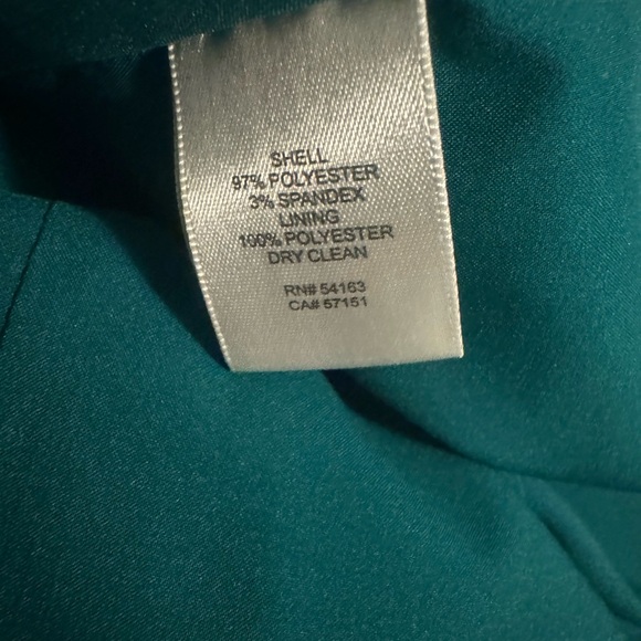 Eliza J 6 Green Dress Exposed Shoulders Off Shoulder Sleeves - Picture 8 of 14